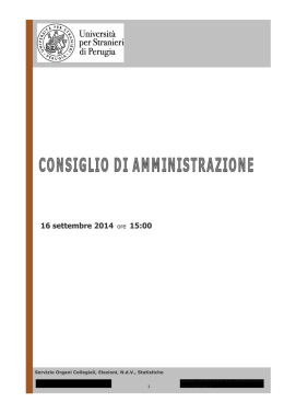 verbale 16 settembre 2014  - Universit&agrave; per Stranieri di Perugia