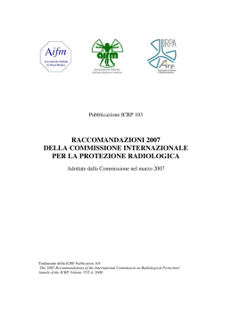 Pubblicazione ICRP 103