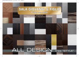 Catalogo "All Design Style" - Sala Giovanni & Figlio S.r.l.
