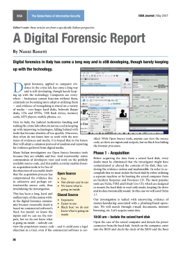 A Digital Forensic Report