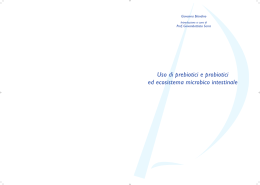 Uso di prebiotici e probiotici ed ecosistema microbico - Area-c54