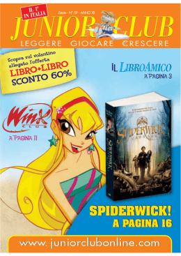 Catalogo Junior Club n. 59 Estate 2008