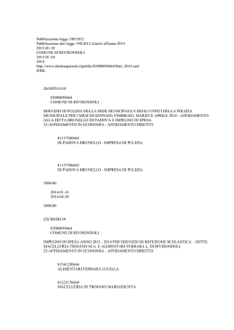 Dati_2014 - Comune di Rivisondoli