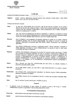 Delibera del 06 Marzo 2015, N. 331/C [file]