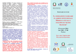 ORE 9.00 &ndash; 17.00 - ASL Napoli 1 Centro