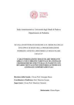 Documento PDF - Padua@research - Università degli Studi di Padova