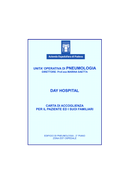 Carta Accoglienza Day Hospital 5febb2015