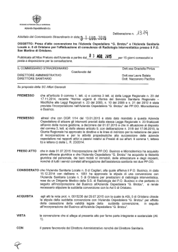 Deliberazione n.1319 del 31/07/2015