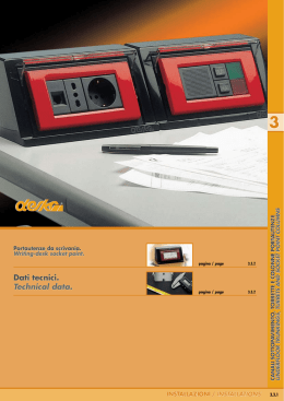 DesKo Dati tecnici / Technical data