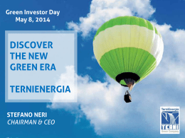 Green Investor Day