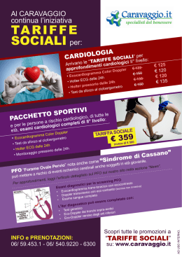 TARIFFE SOCIALI per: