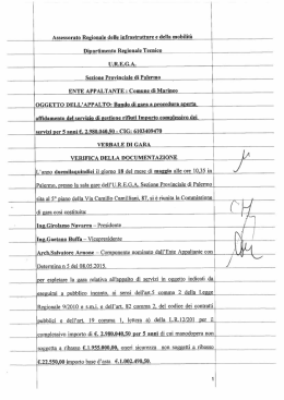 verbali urega aro - Comune di Marineo
