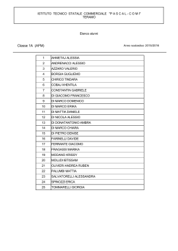Elenco alunni per classe