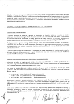 struttura nuovo sistema retributivo fca