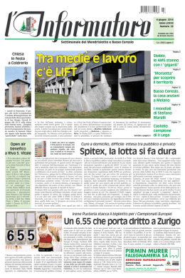 Tra medie e lavoro c`&egrave; LIFT
