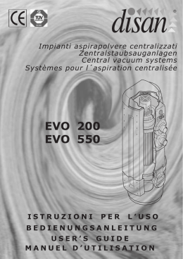 Manuale uso centrali EVO
