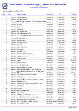 Pagamenti aggiornati al 31/12/2013