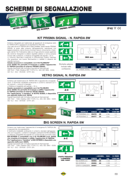 schermi di segnalazione