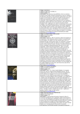 Titolo: NARCISSUS Autore: HAMILTON LAURELL K. Numero pagine