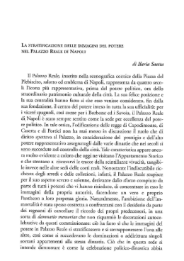La stratificazione delle immagini del potere nel Palazzo Reale di