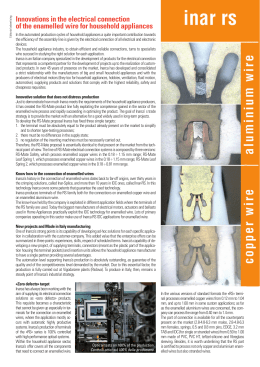 Innovations in the electrical connection of the enamelled wire for