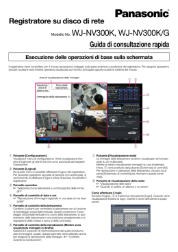 Modello No. WJ-NV300K, WJ-NV300K/G - psn