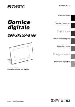 Istruzioni per l`uso