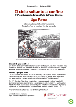 Locandina - Ugo Forno