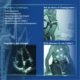 Test da sforzo al Cicloergometro ECG dinamico 24