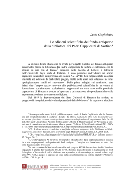 art. Guglielmini, Le edizioni scientifiche del fondo antiquario PDF def
