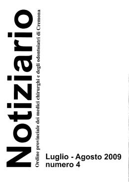 Page 1 Page 2 Consiglio dell`0rdine Presidente: Andrea Bianchi