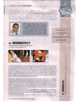 L`ANGOLO orfao PSICOLOGO