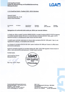 LGA QualiTest GmbH lnstitut fiir Warenpriifung und