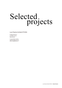 Luca Pessina Architekt ETH/SIA