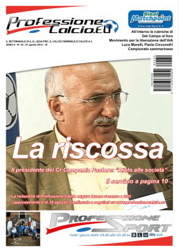 Il servizio a pagina 10