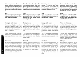 Nota: non percorrere discese con