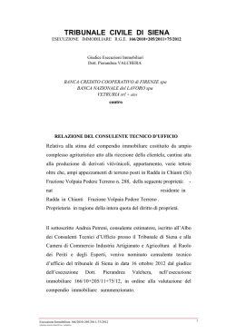 TRIBUNALE CIVILE DI SIENA