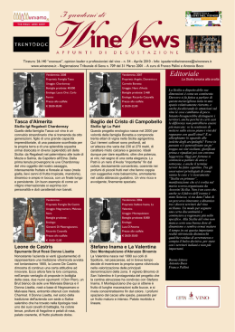 WineNews - Appunti di Degustazione - n. 54