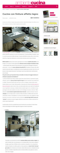 Page 1 ambientecucina Horne News &laquo;if Prodotto &laquo;i&raquo; Impresa 4