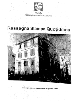segna stampa Quot - AIA - Associazione Italiana Allevatori