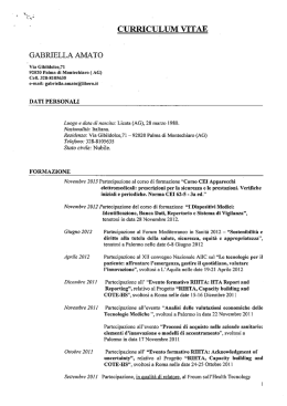 curriculum amato gabriella