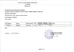 Docenti Fermi - Istituto di Istruzione Superiore Enrico Fermi