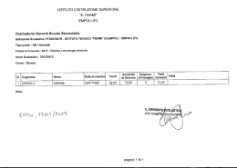 Graduatoria Definitiva Docenti Tecnico