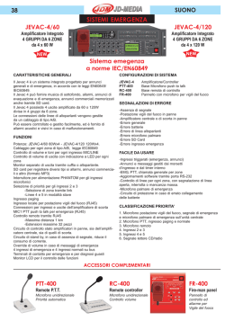 SISTEMI EMERGENZA