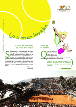 La cronaca tennistica.indd