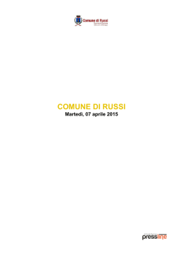 Rassegna stampa 07-04-2015