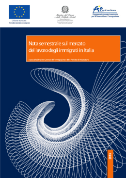 Nota semestrale sul mercato del lavoro degli immigrati