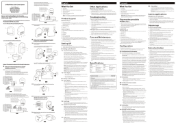 Other Applications Troubleshooting Care and Maintenance
