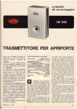 Amtron UK942 - Door opener TX