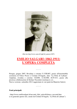EMILIO SALGARI (1862-1911) L`OPERA COMPLETA